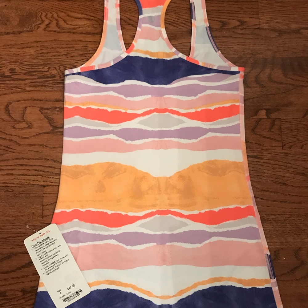 NWT Lululemon Cool Racerback size 4